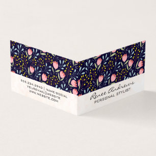 Carte De Visite Illustrations de fleurs naturelles