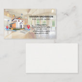 Carte De Visite Illustrations de recherche à la maison | Propriété (Devant / Derrière)