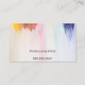 Carte De Visite Illustrations Fleurs | Trucs de pinceau (Dos)