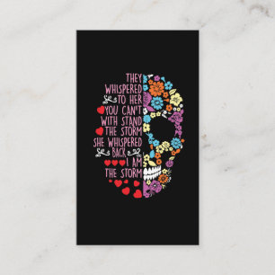 Carte De Visite Ils Faisaient Des Whischots À Sa Tempête De Crâne 