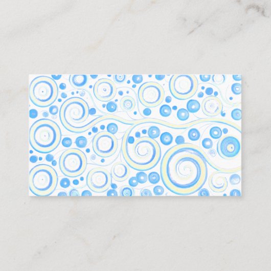 Carte De Visite image bulle (Dos)