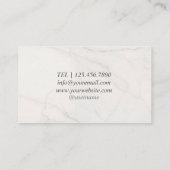 Carte De Visite Image clip de brosse créative (Dos)