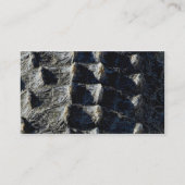 Carte De Visite Image d'alligator, détail (Dos)