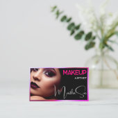 Carte De Visite Image de beauté Creative Black Rose Lilac (Debout devant)