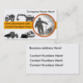 Carte De Visite Image de construction pour Business Card-Pack-Blan (Devant / Derrière)