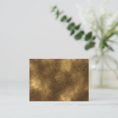 Carte De Visite Image de cuir Brown (Debout devant)