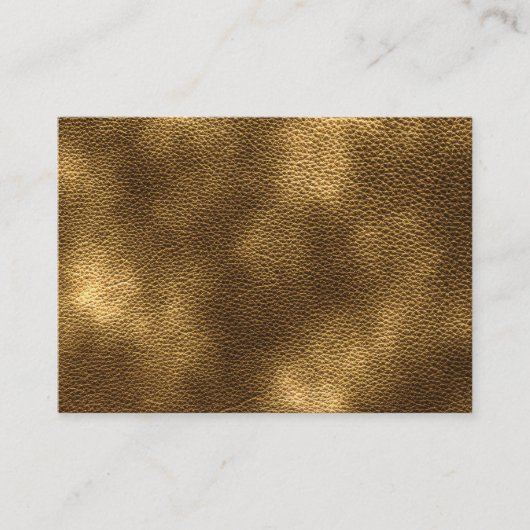 Carte De Visite Image de cuir Brown (Devant)