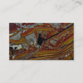 Carte De Visite Image de jaspe orange et jaune (Dos)