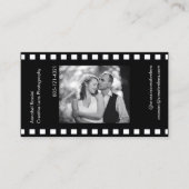 Carte De Visite Image de la bande de film photographique moderne (Devant)