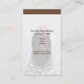 Carte De Visite Image de la faune de Cute Otter (Dos)