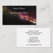 Carte De Visite Image de l'univers (Devant / Derrière)