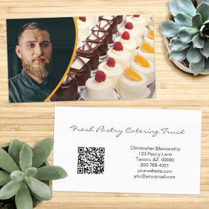 Carte De Visite Image de pâtisserie personnalisée Votre photo avec