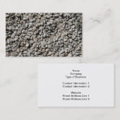 Carte De Visite Image de petites pierres (Devant / Derrière)