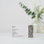 Carte De Visite Image de petites pierres (Debout devant)