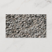Carte De Visite Image de petites pierres (Dos)