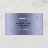 Carte De Visite Image de texture mauve de lumière métallique (Devant)