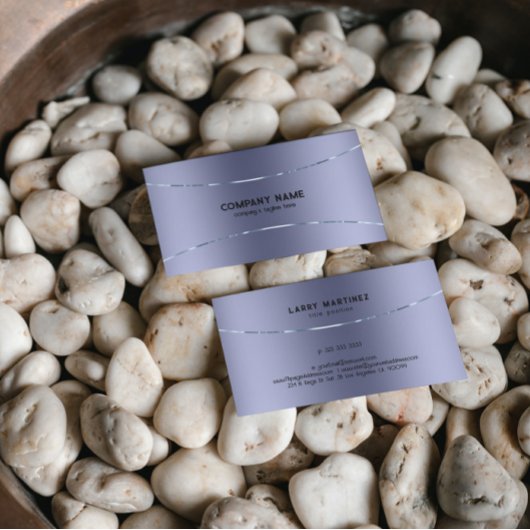 Carte De Visite Image de texture mauve de lumière métallique