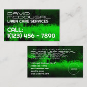 Carte De Visite Image de tondeuse professionnelle moderne (Devant / Derrière)