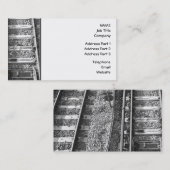 Carte De Visite Image de voies ferrées (Devant / Derrière)