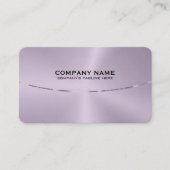 Carte De Visite Image d'une texture de teinte violette métallique (Devant)