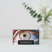 Carte De Visite Image élégante, service de sécurité (Debout devant)