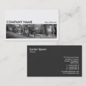 Carte De Visite Image longue 0102 - Cycle Way B&W (Devant / Derrière)