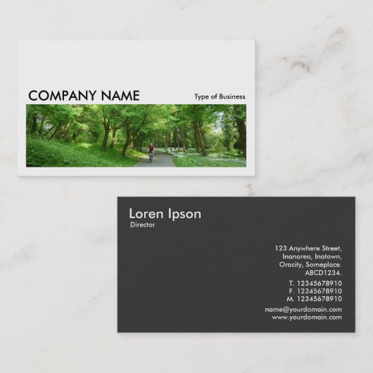 Carte De Visite Image longue 0103 - Cycle Way (Devant / Derrière)