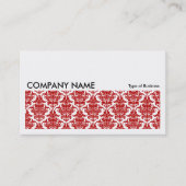 Carte De Visite Image longue 0135 - Ruby Damask (Devant)