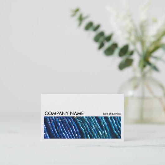 Carte De Visite Image longue 0147 - Tresses en perles (Debout devant)