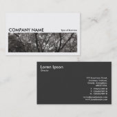 Carte De Visite Image longue 0151 - Branches japonaises 02 (Devant / Derrière)