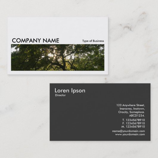 Carte De Visite Image longue 0153 - Branches japonaises 04 (Devant / Derrière)