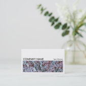 Carte De Visite Image longue 0168 - Fleur de cerisier (Debout devant)