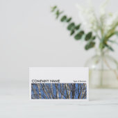 Carte De Visite Image longue 0169 - Branches de bouleau d'argent (Debout devant)