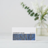 Carte De Visite Image longue 0170 - Branches de bouleau d'argent (Debout devant)