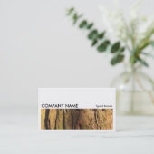 Carte De Visite Image longue 0174 - écorce séquoia (Debout devant)