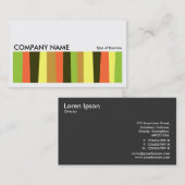 Carte De Visite Image longue 0177 - Bandes irrégulières (Devant / Derrière)