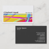 Carte De Visite Image longue 0193 - Abstrait fractal 061012e (Devant / Derrière)