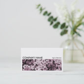 Carte De Visite Image longue 019 - Fleur de cerisier (Debout devant)