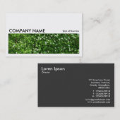 Carte De Visite Image longue 0209 - Fleurs de bois (Devant / Derrière)