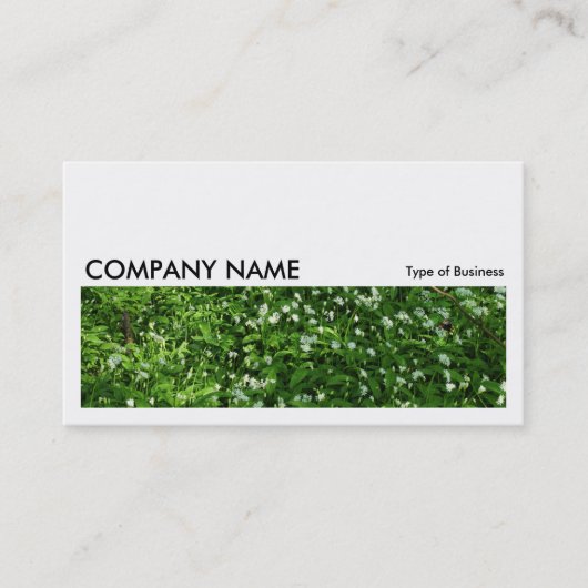 Carte De Visite Image longue 0209 - Fleurs de bois (Devant)