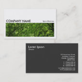 Carte De Visite Image longue 0214 - Canopée de bois (Devant / Derrière)