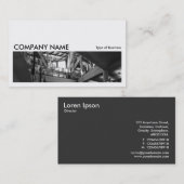 Carte De Visite Image longue 0215 - Intérieur moderne (Devant / Derrière)