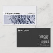 Carte De Visite Image longue 0260 - Étoiles dans un arbre (Devant / Derrière)