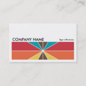 Carte De Visite Image longue 0265 - Segments couleur 05 (Devant)