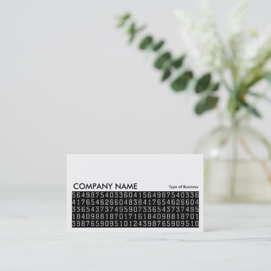 Carte De Visite Image longue 0268 - Numéros aléatoires (Debout devant)