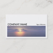 Carte De Visite Image longue 0269 - lever/coucher du soleil (Devant)