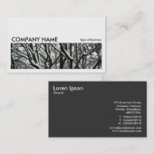 Carte De Visite Image longue 029 - Branches moelleuses (Devant / Derrière)