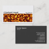 Carte De Visite Image longue 039 - Or fondu (Devant / Derrière)