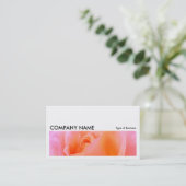 Carte De Visite Image longue 048 - Rose (Debout devant)
