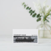Carte De Visite Image longue 054 - Bateau de plaisance (Debout devant)